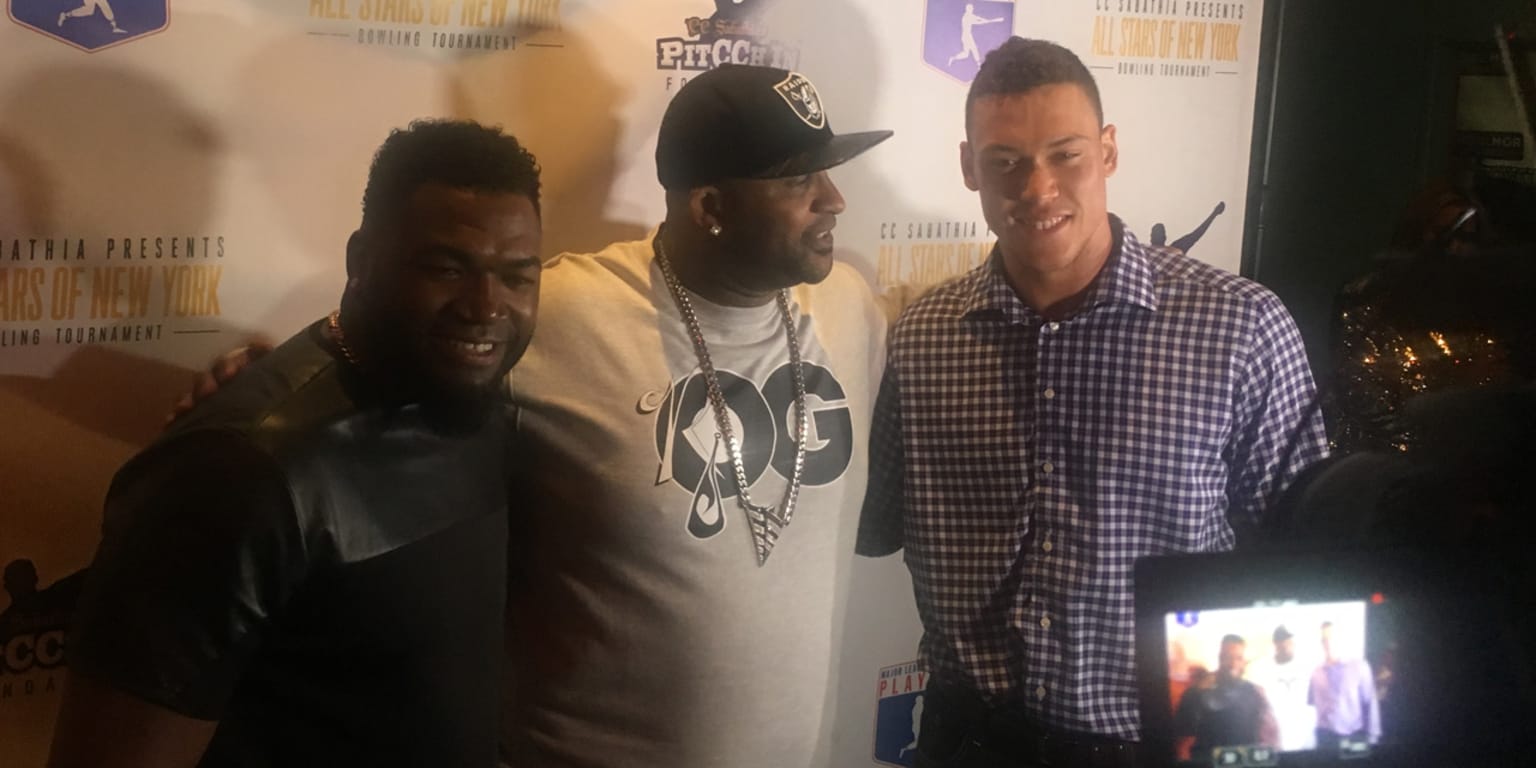 David Big Papi' Ortiz, CC Sabathia and Aaron Judge Attend CC