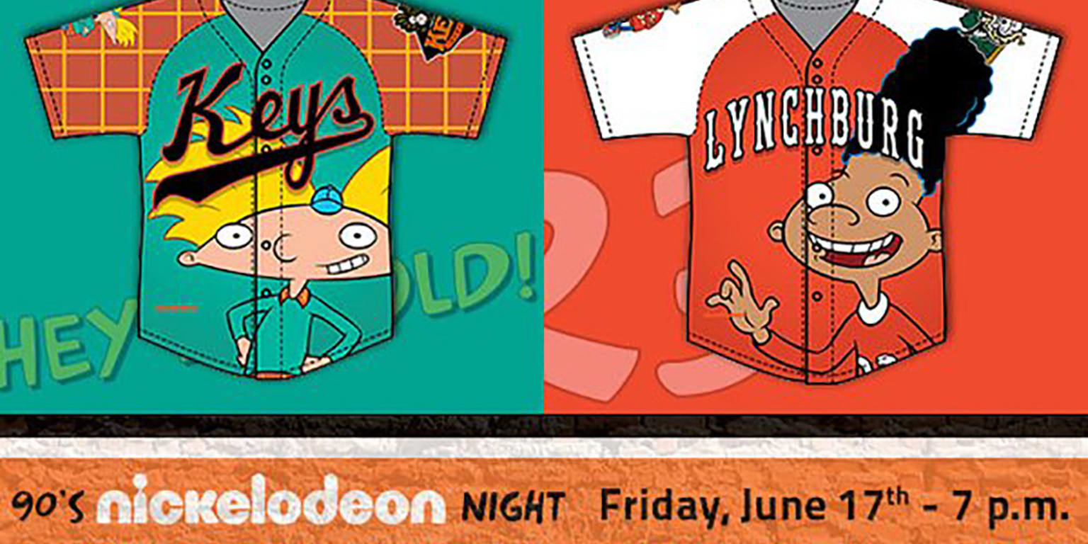 Travel back in time with the Frederick Keys' perfectly 90s 'Hey Arnold'  jerseys