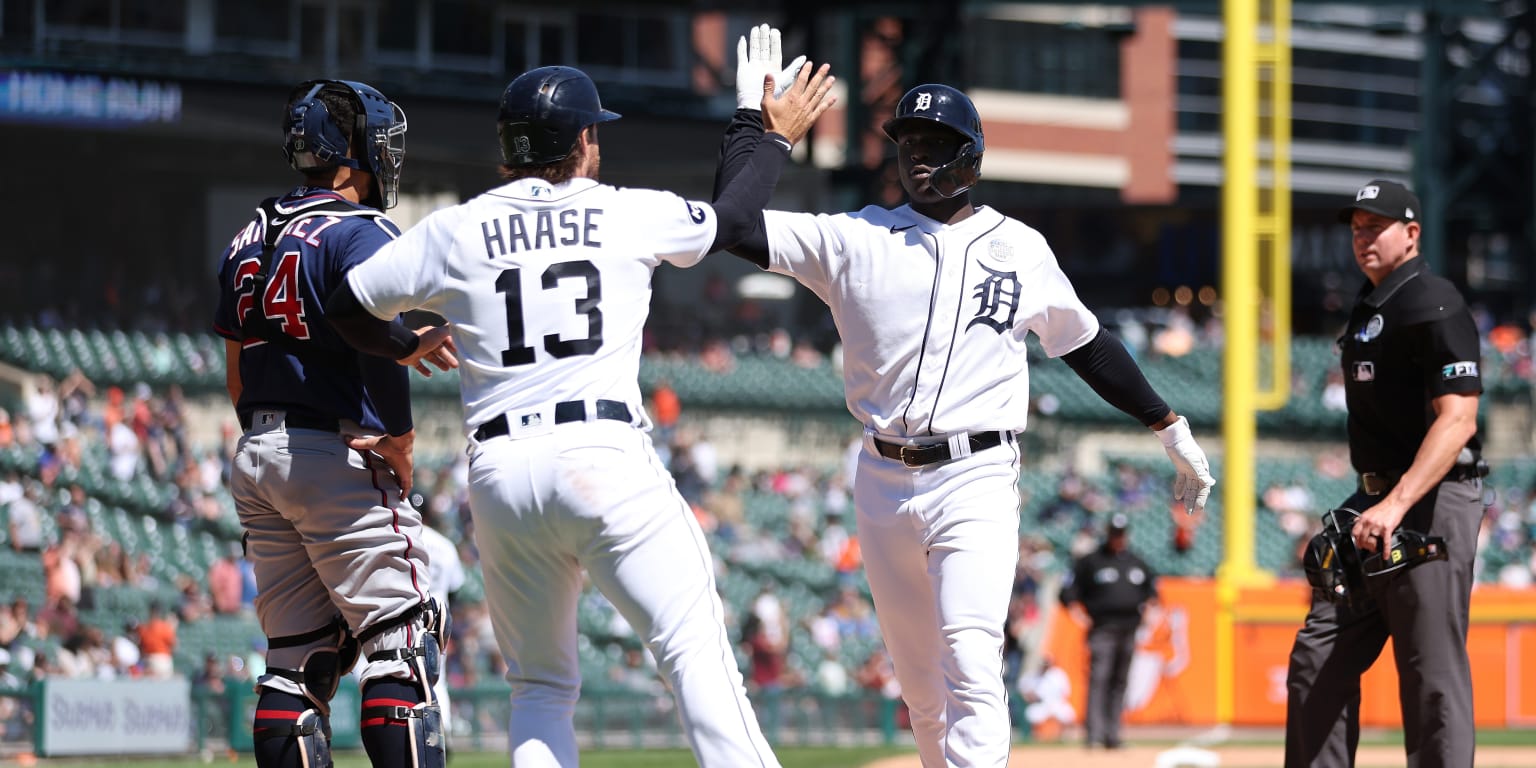 Tigers bounce back with 3-2 win over Giants on Haase's two-run homer