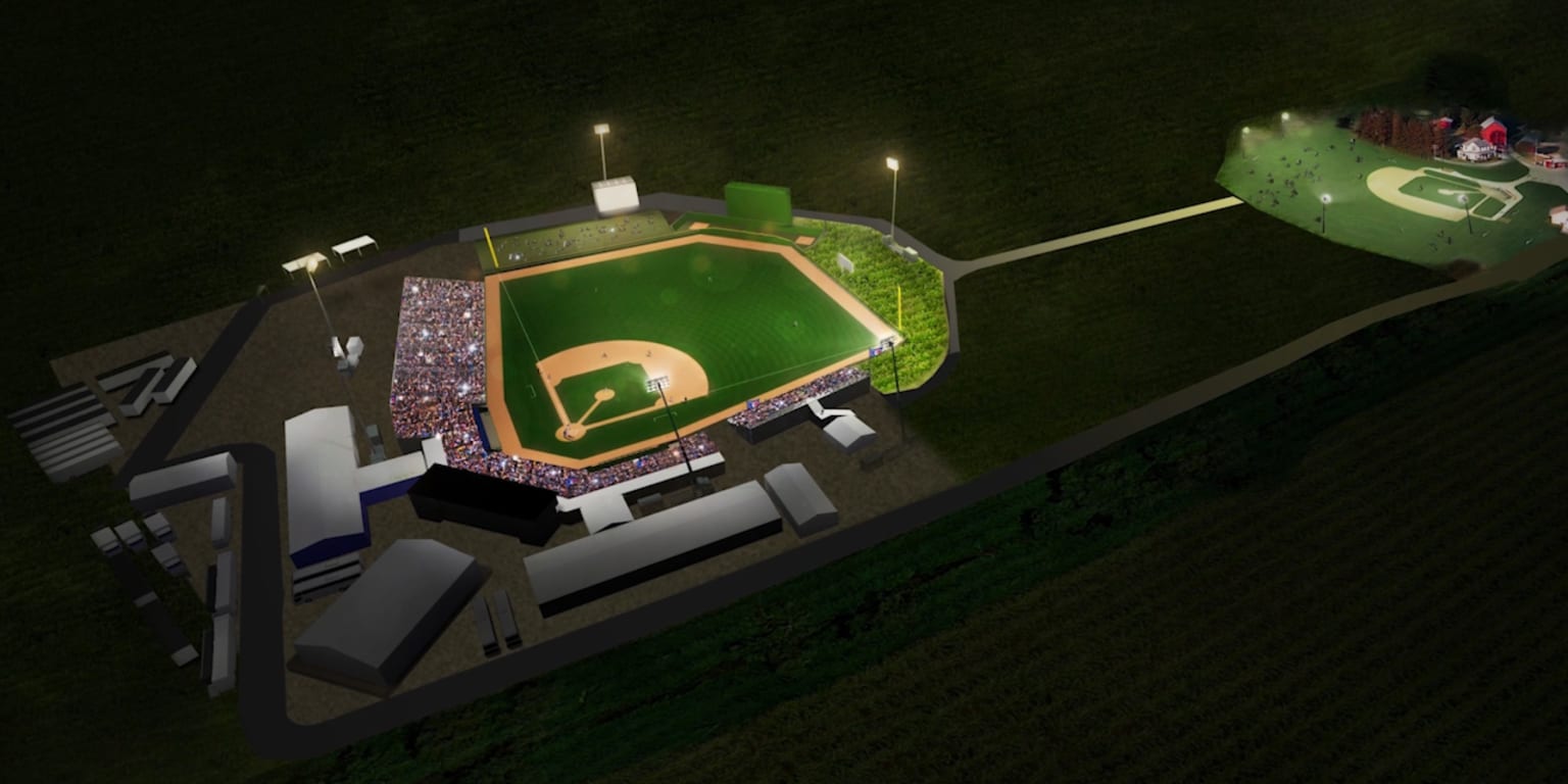 Chicago Cubs vs. Cincinnati Reds Homage 2023 Field of Dreams Tri