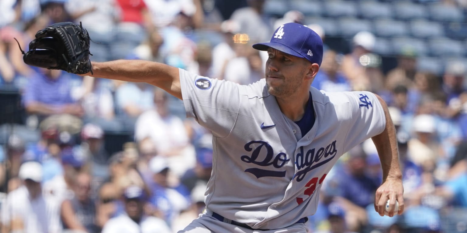 Dodgers' 12-game win streak ends; Singer, Royals blank LA