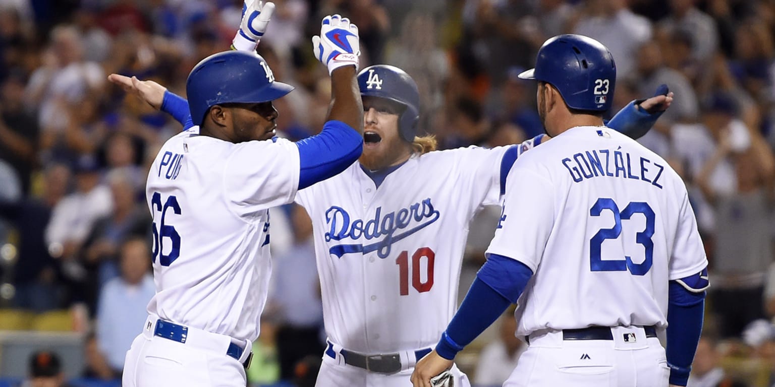 Los Dodgers se acercan a los Gigantes con brillante victoria ante