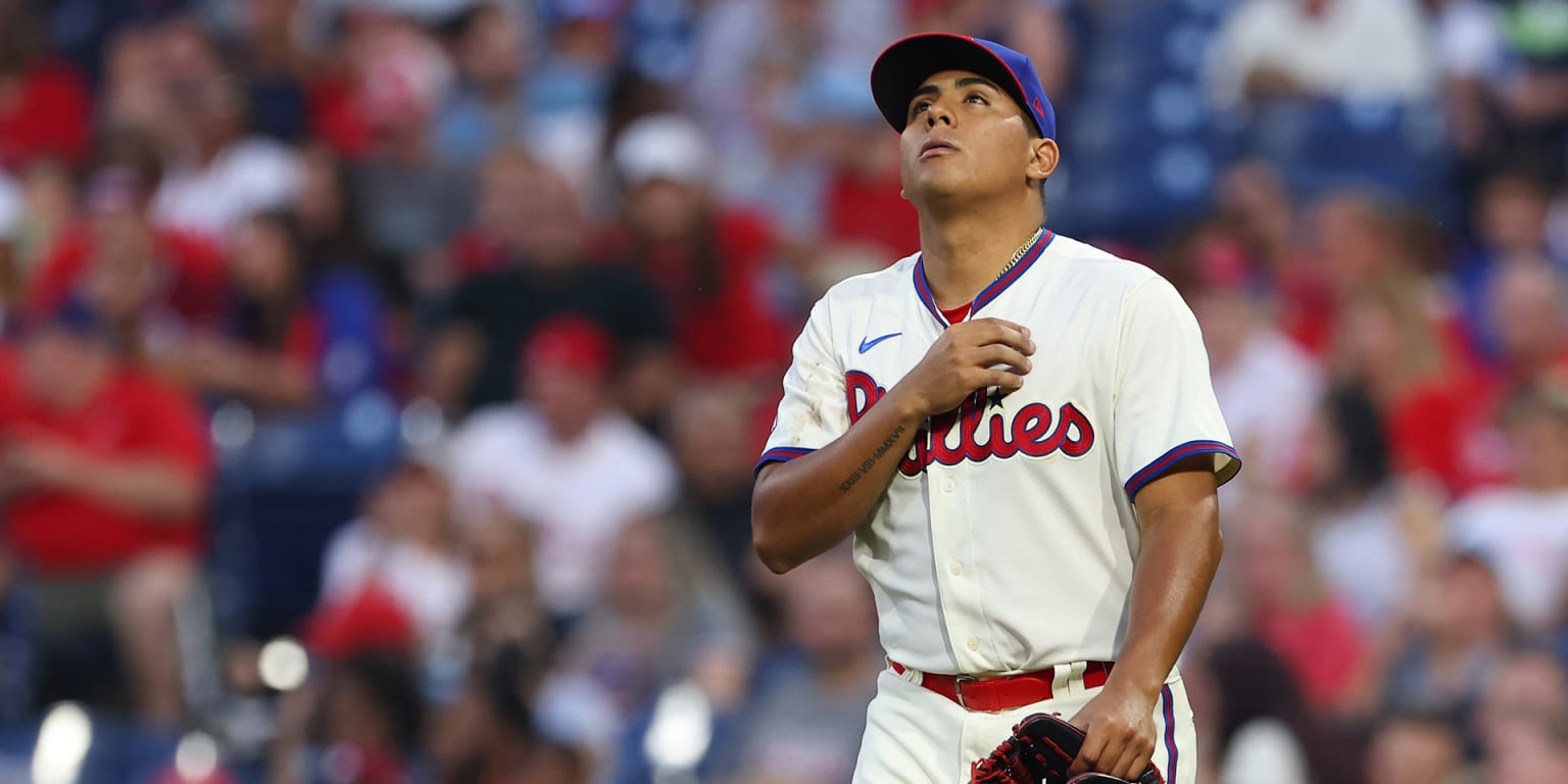 Sold at Auction: 2018 Ranger Suarez game worn MLB debut