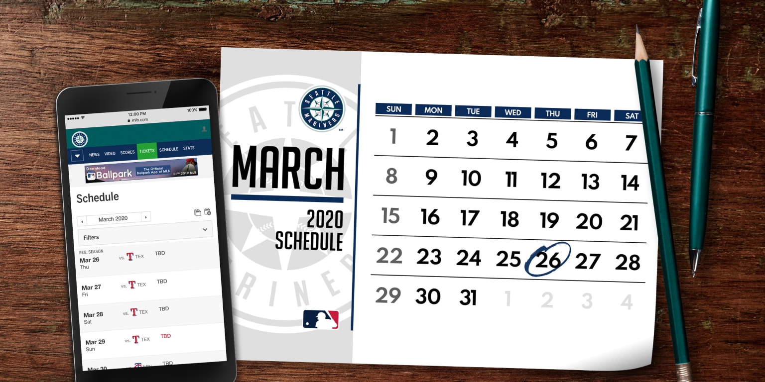 Tentative 2020 Seattle Mariners Spring Schedule Posted - Spring Training  Online