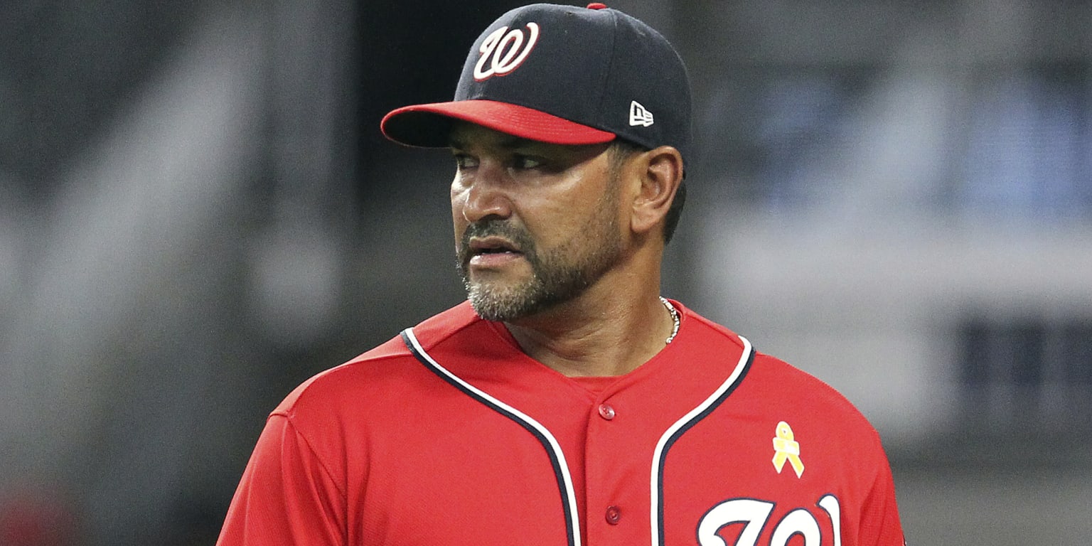 Washington Nationals' skipper Davey Martinez didn't see one of the