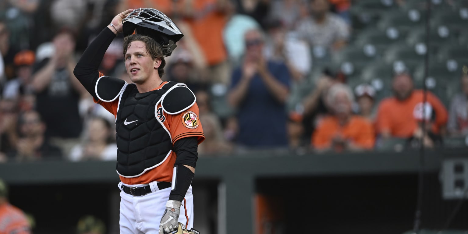 The first of many The future is very, very bright - Baltimore Orioles  fans thrilled after Adley Rutschman launches first home run at Camden Yards