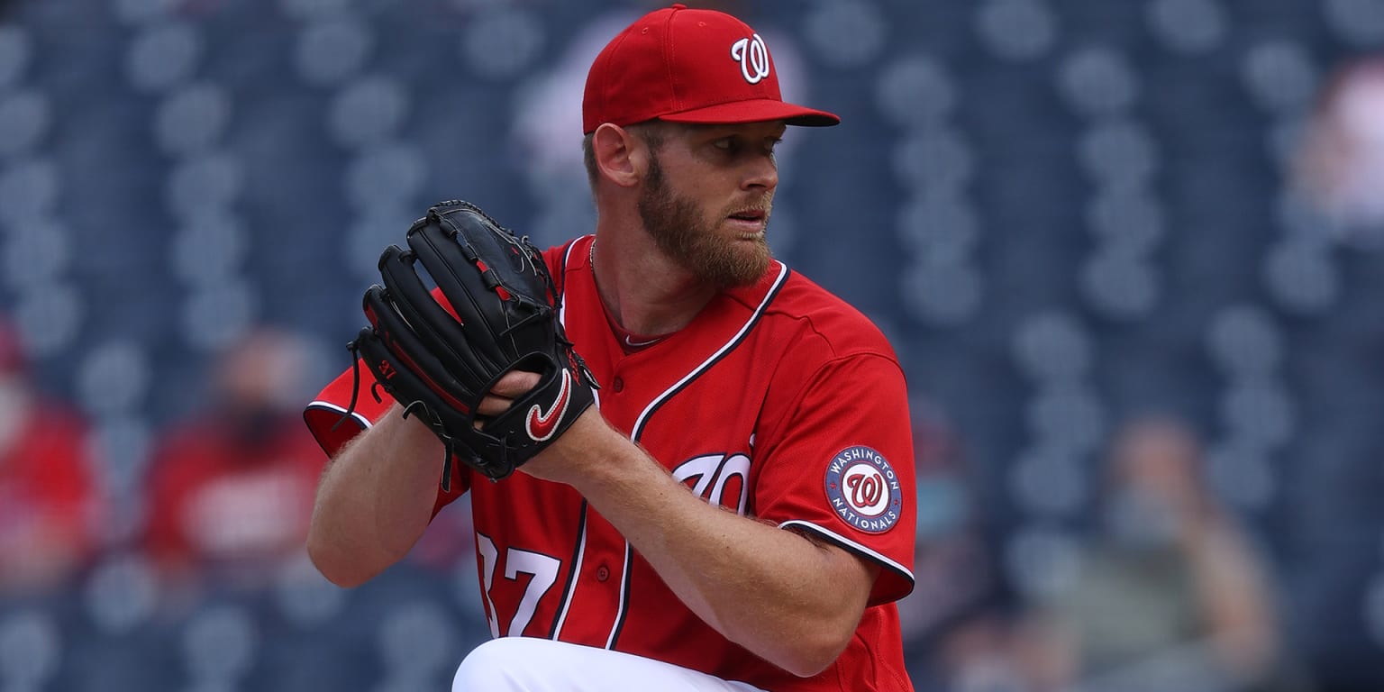 Stephen Strasburg making progress with injury rehab, Nationals say