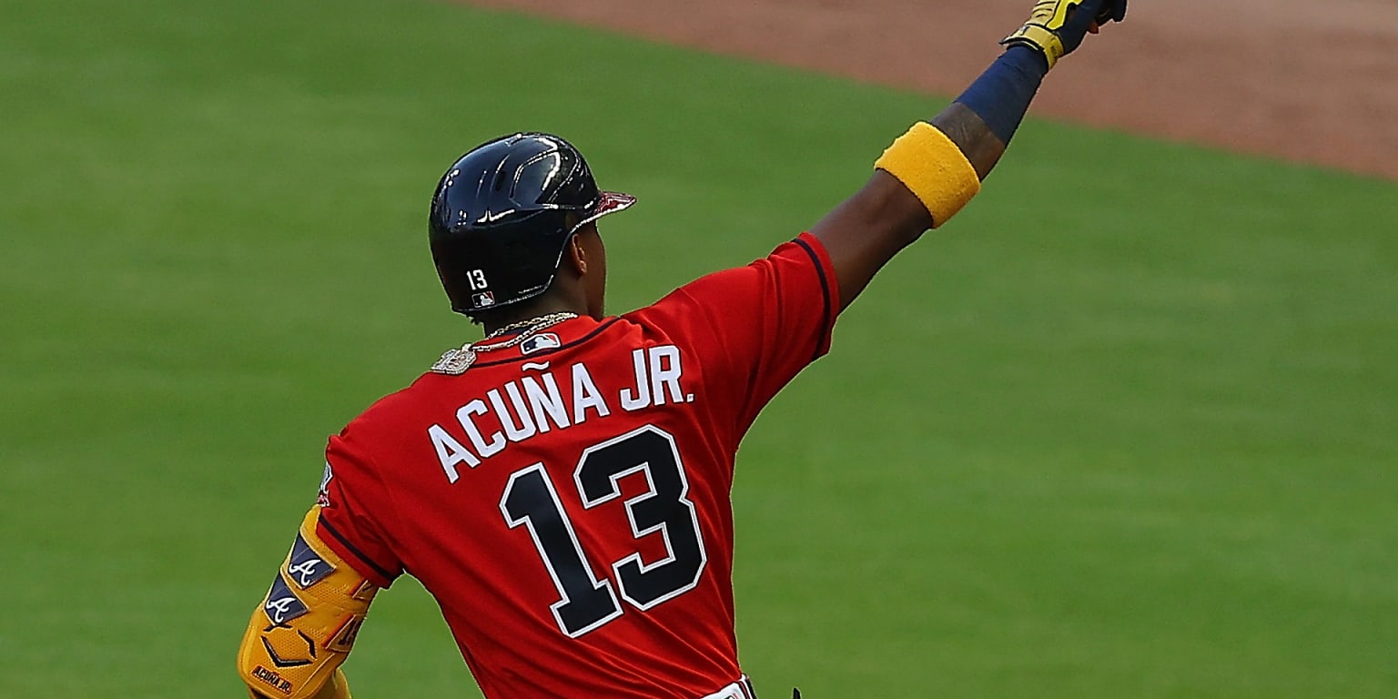 Ronald Acuna Jr. gets married, then hits grand slam to become MLB's 1st  30-HR, 60-SB player