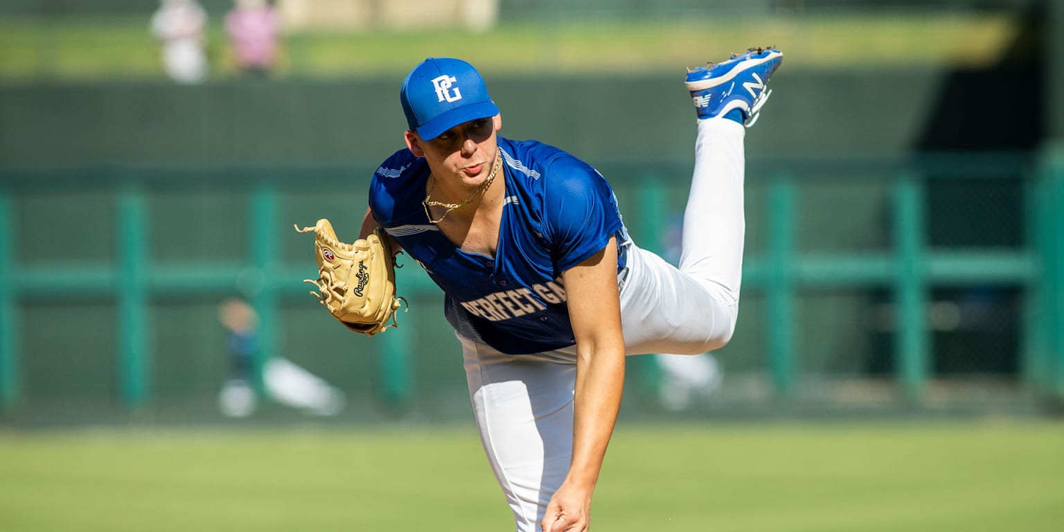 The story behind UMS star pitcher Maddux Bruns' name, increase in