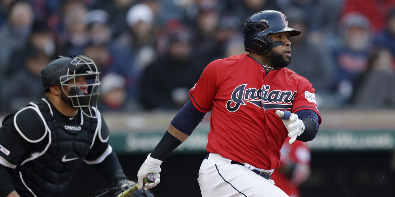 Cleveland Indians' Carlos Santana will start at first base for the