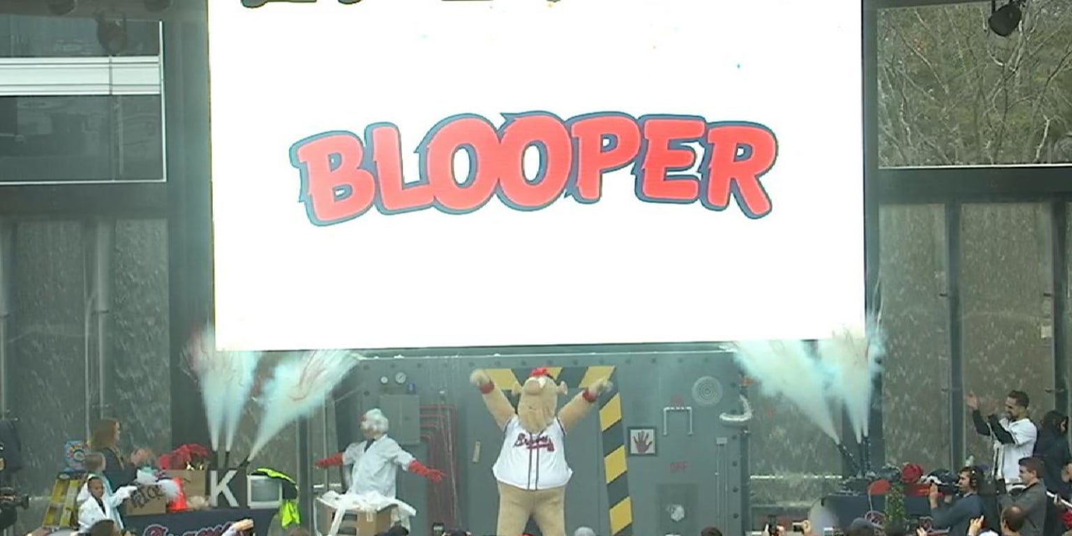 Everyone, meet Blooper, the Braves' new mascot who was introduced