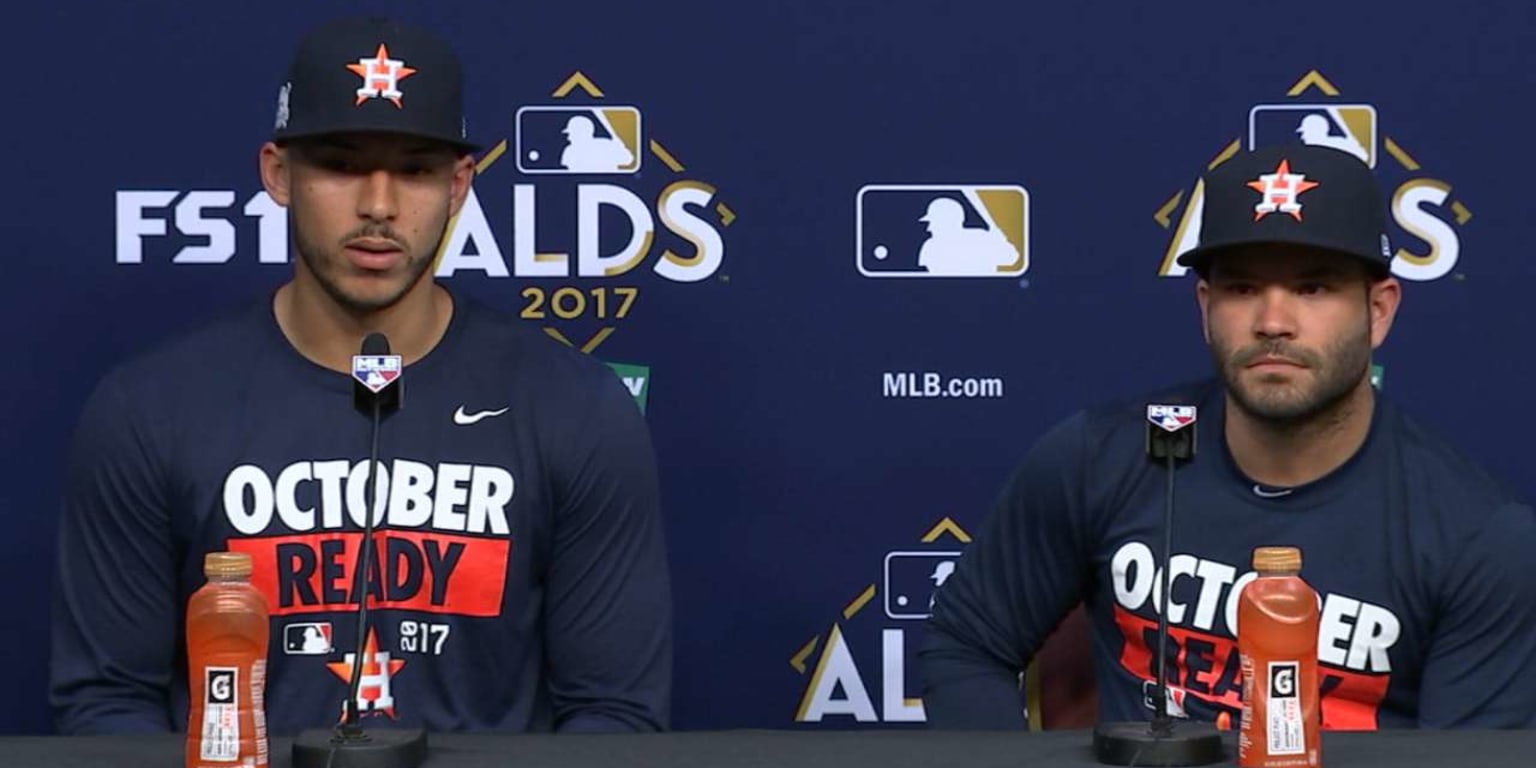 Carlos Correa and Jose Altuve: 'We're like brothers'Correa, Altuve