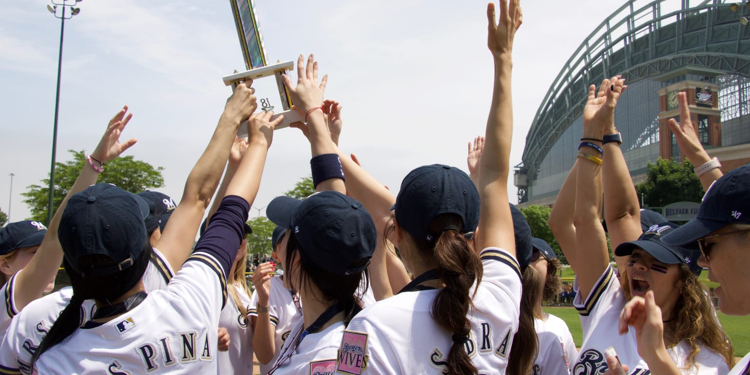 Brewers' wives win inaugural softball event