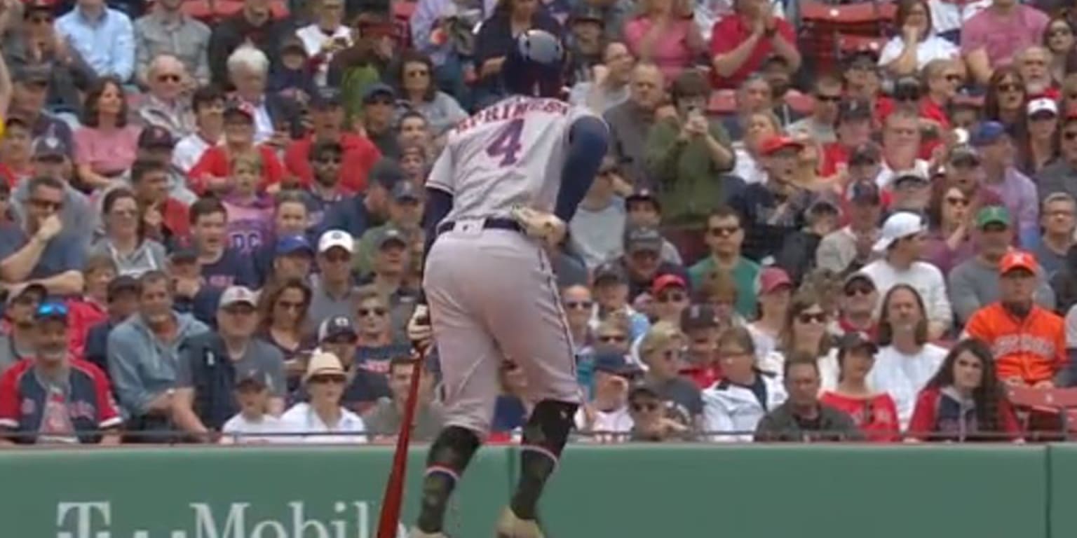 George Springer Padding George Springer leaves game with lower back stiffness
