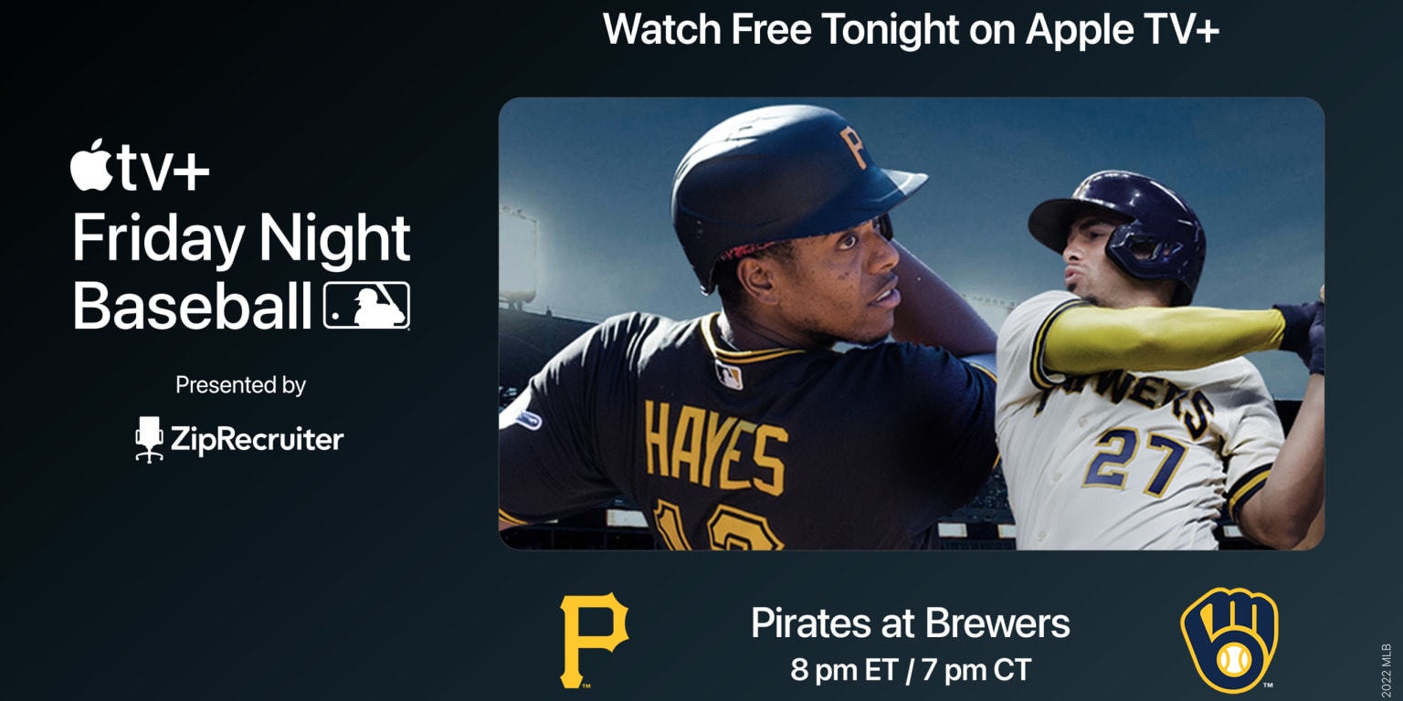 How to watch Pirates-Brewers on Apple TV, July 8, 2022