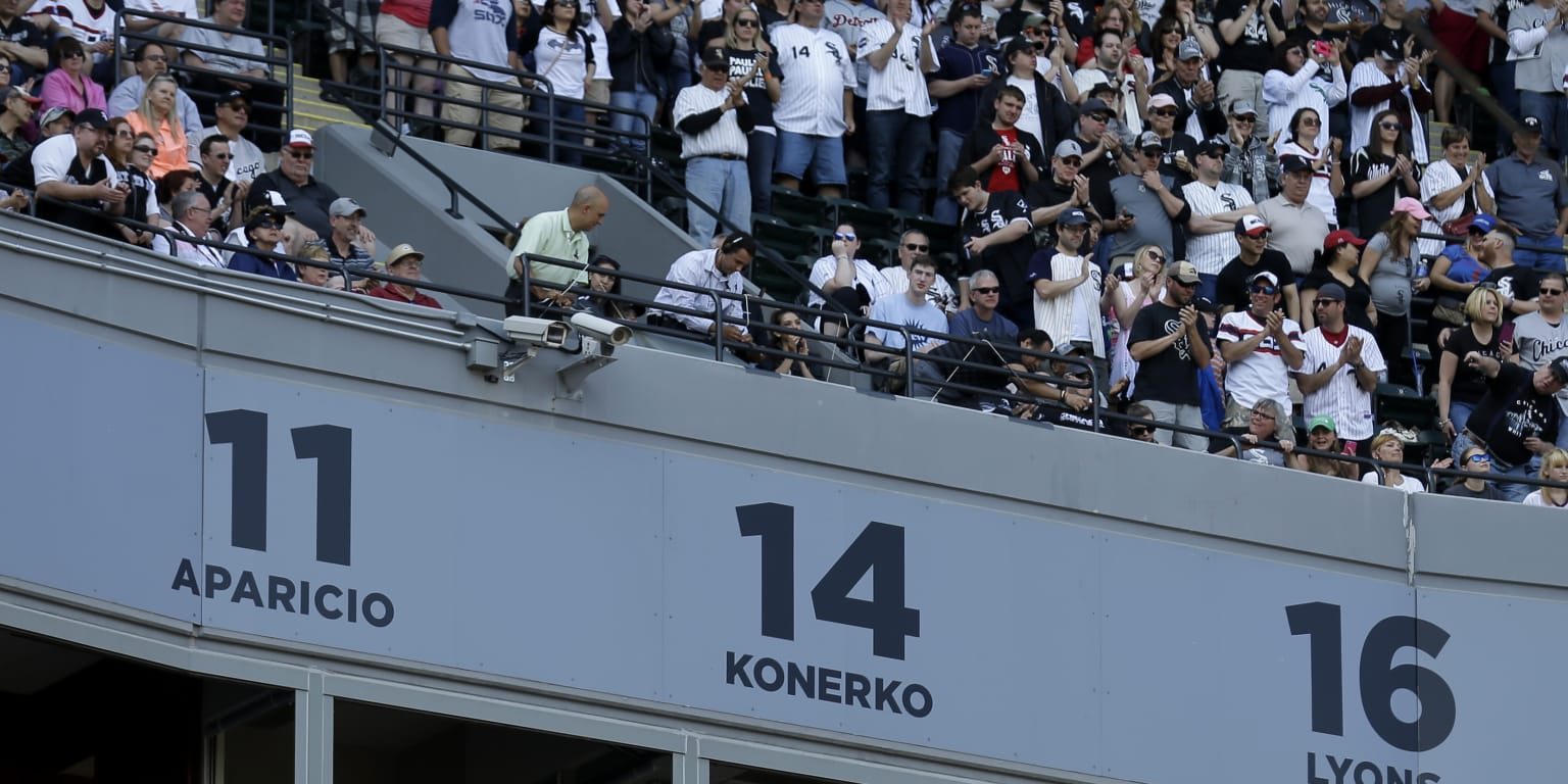 White Sox retire Paul Konerko's No. 14