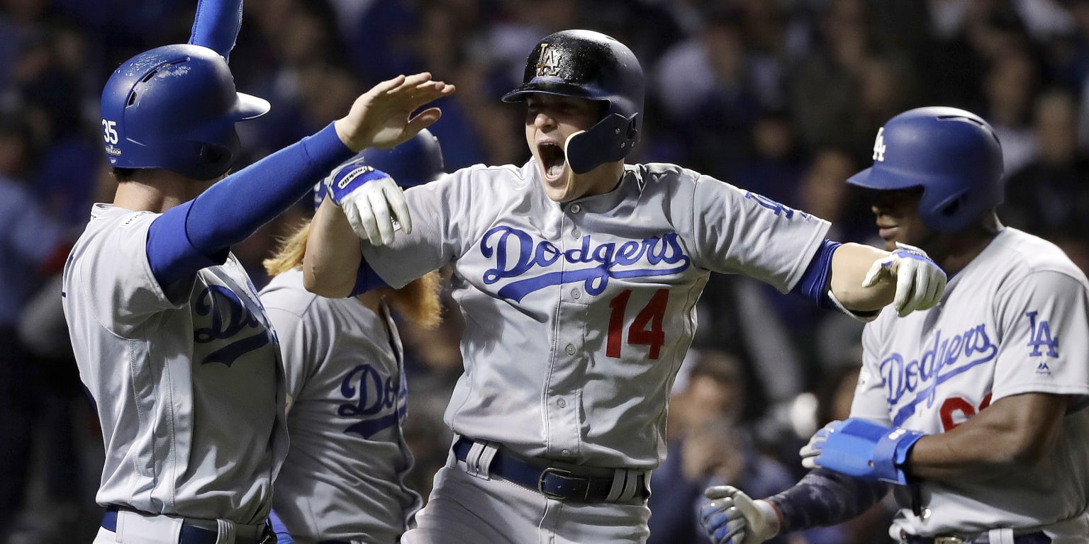 Presenting 'Los Dodgers,' dressed in blue from head to toe - Los