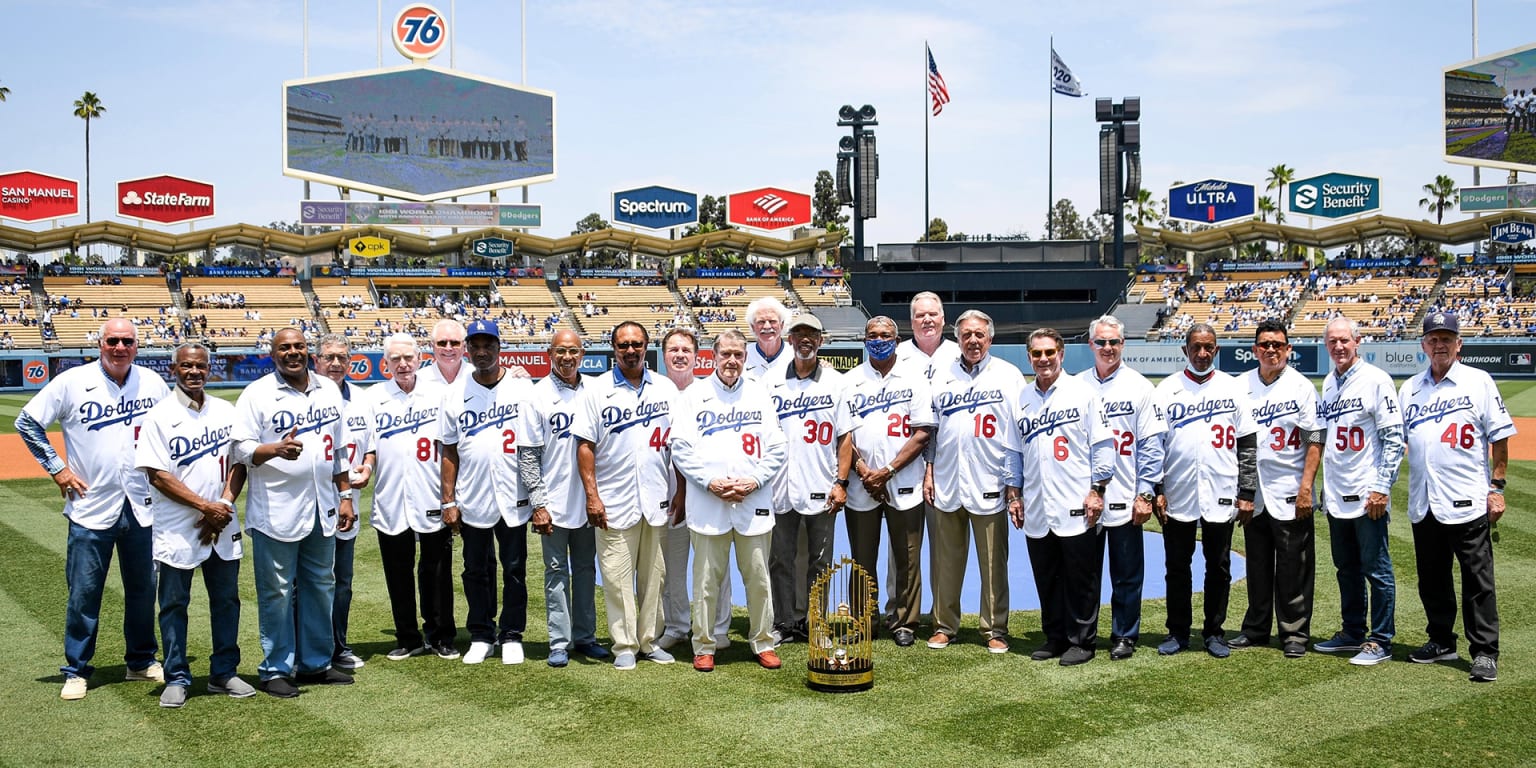 Dodgers mark anniversary of 1981 championship