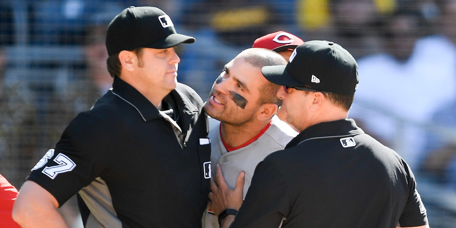 Reds star Joey Votto suspended by MLB for 'aggressive actions' during  argument with umpires 