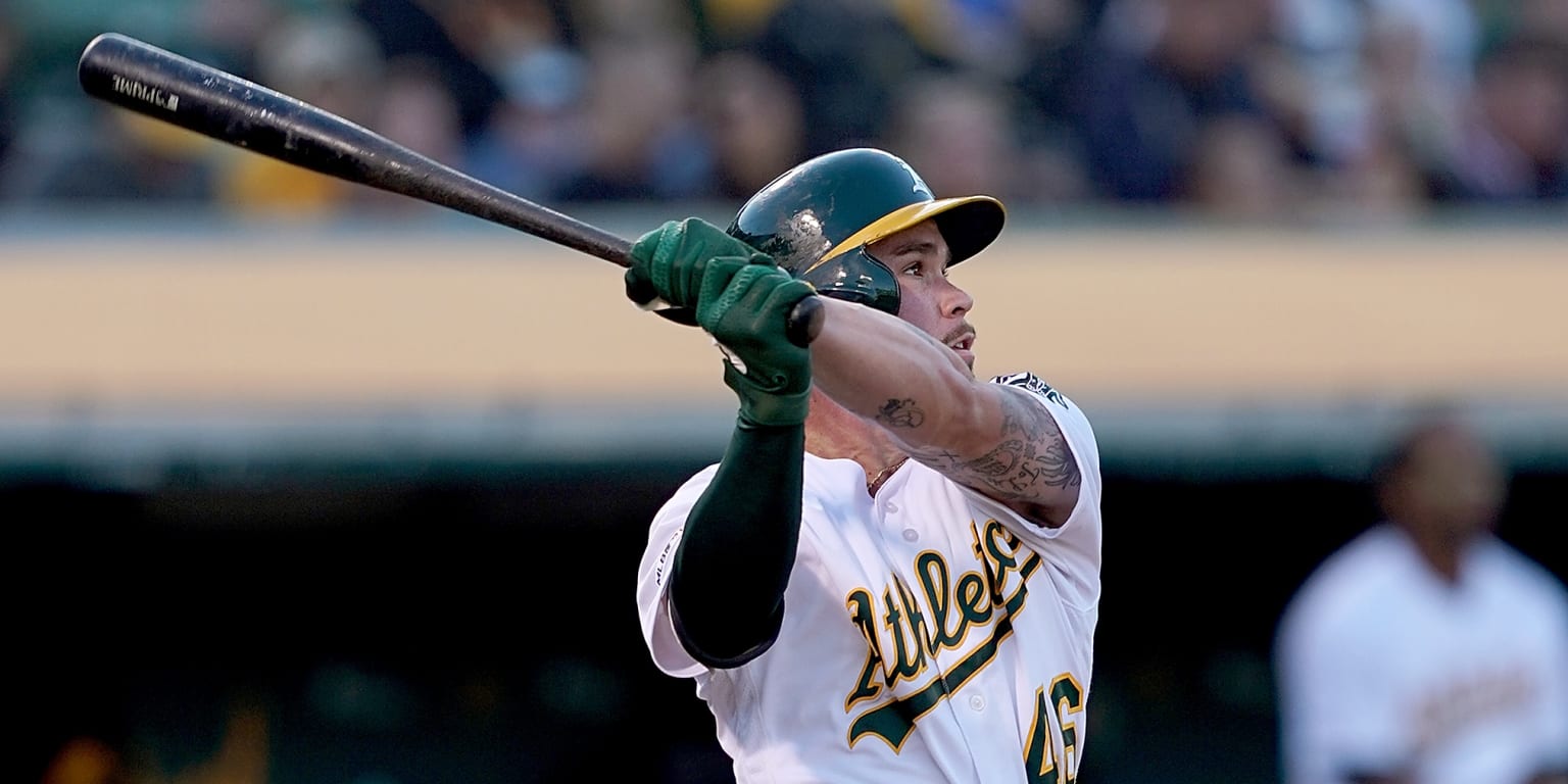 Beau Taylor hits 1st MLB homer in A's win