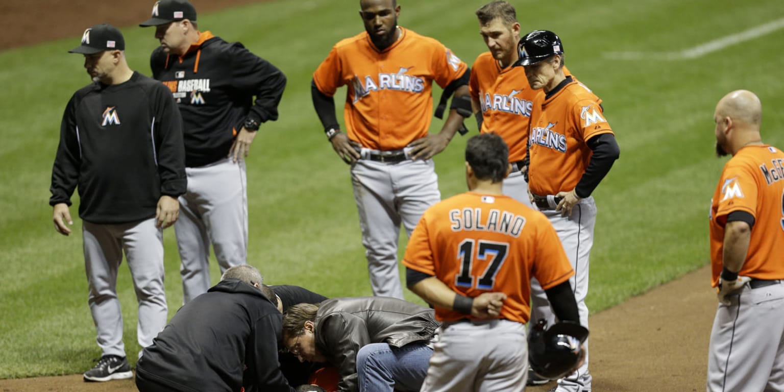 Giancarlo Stanton: Multiple fractures, dental damage after being
