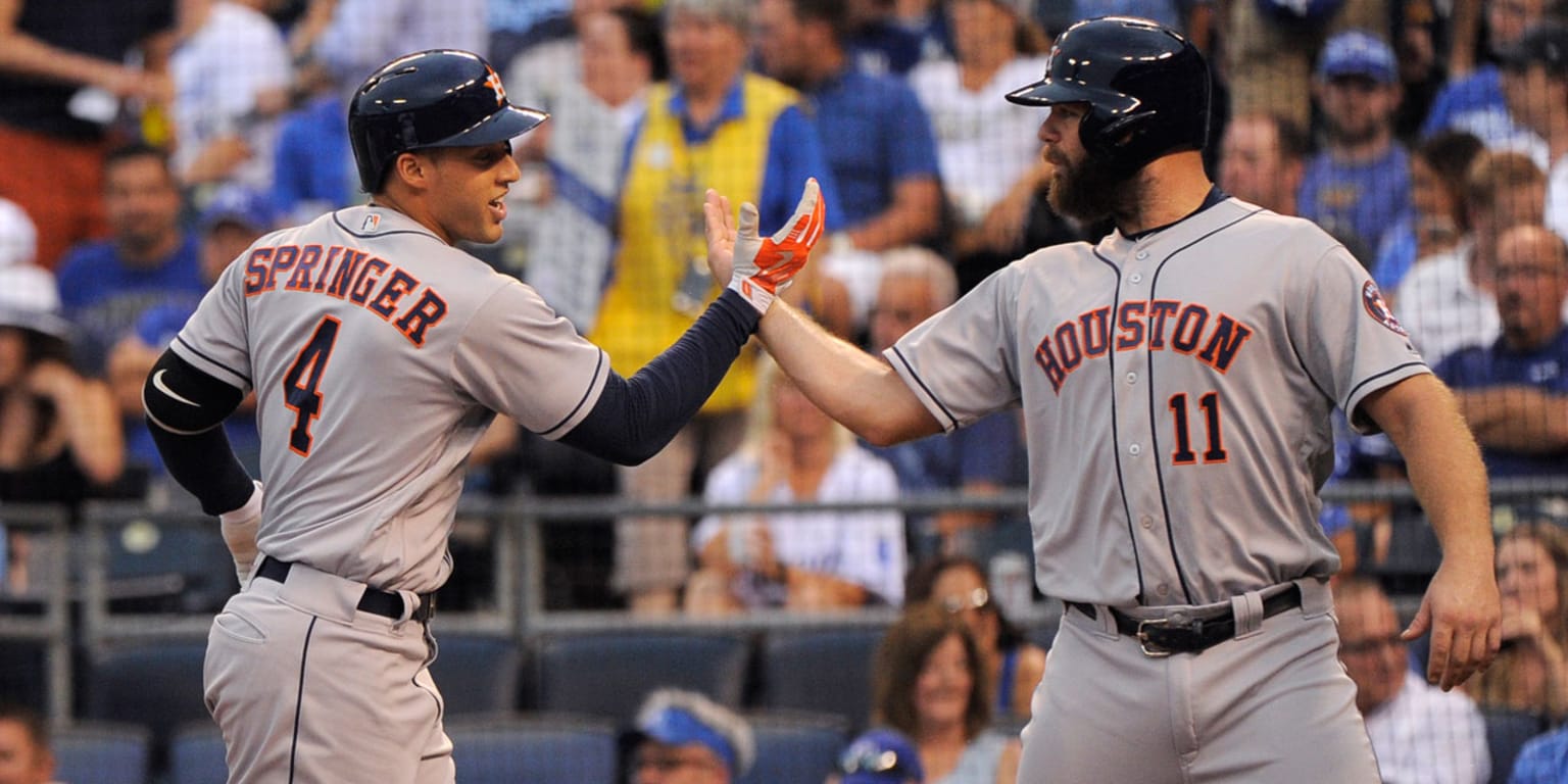 Astros even series, Score fast, furious in first inning to support Valdez -  American Press