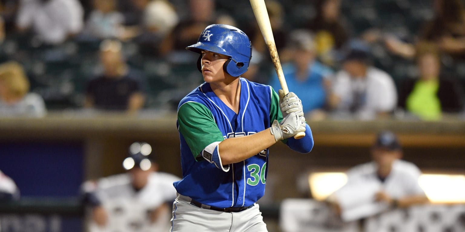 Nick Pratto executes at plate for Lexington Legends