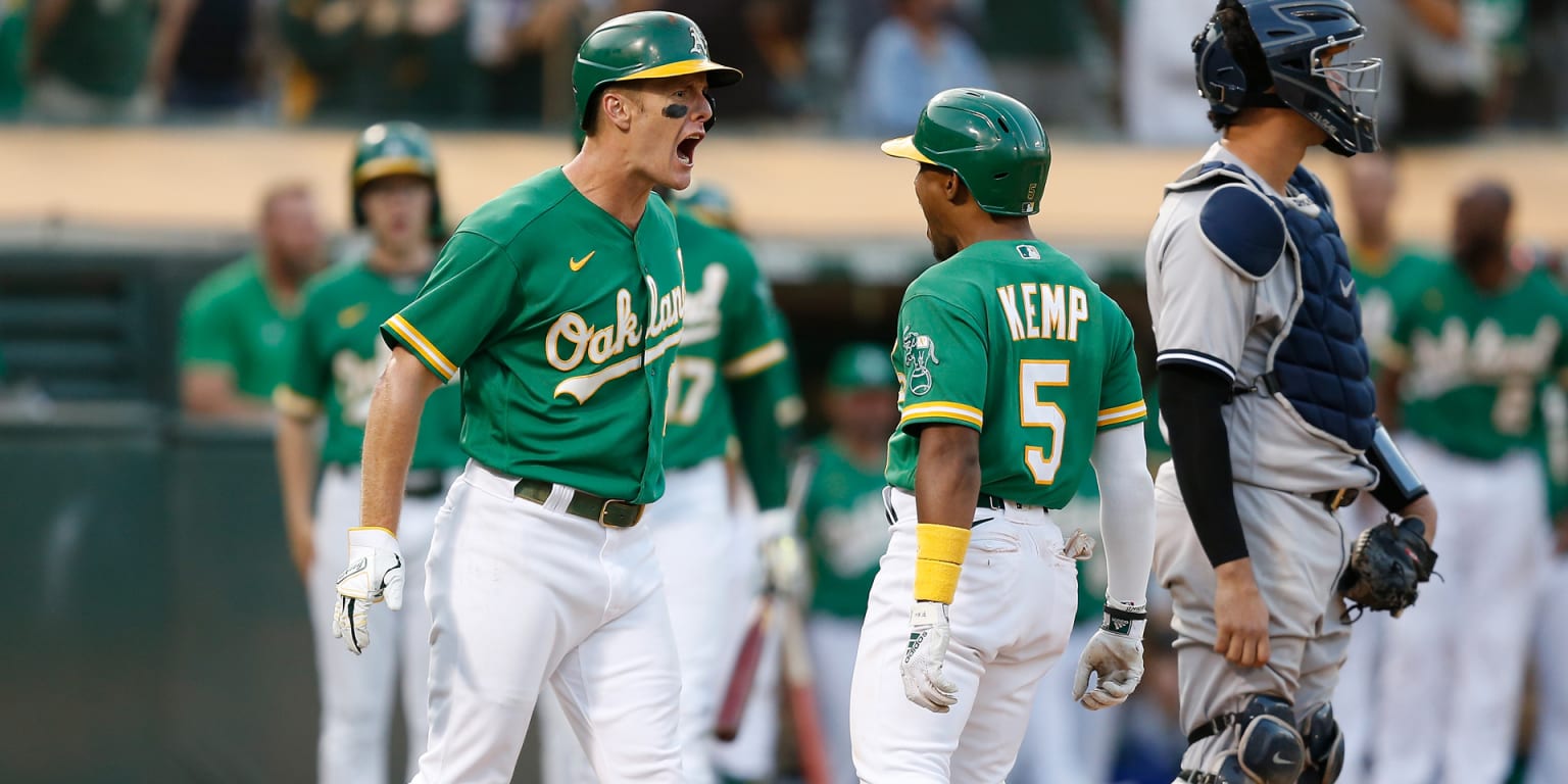 Athletics react and split series against the Yankees