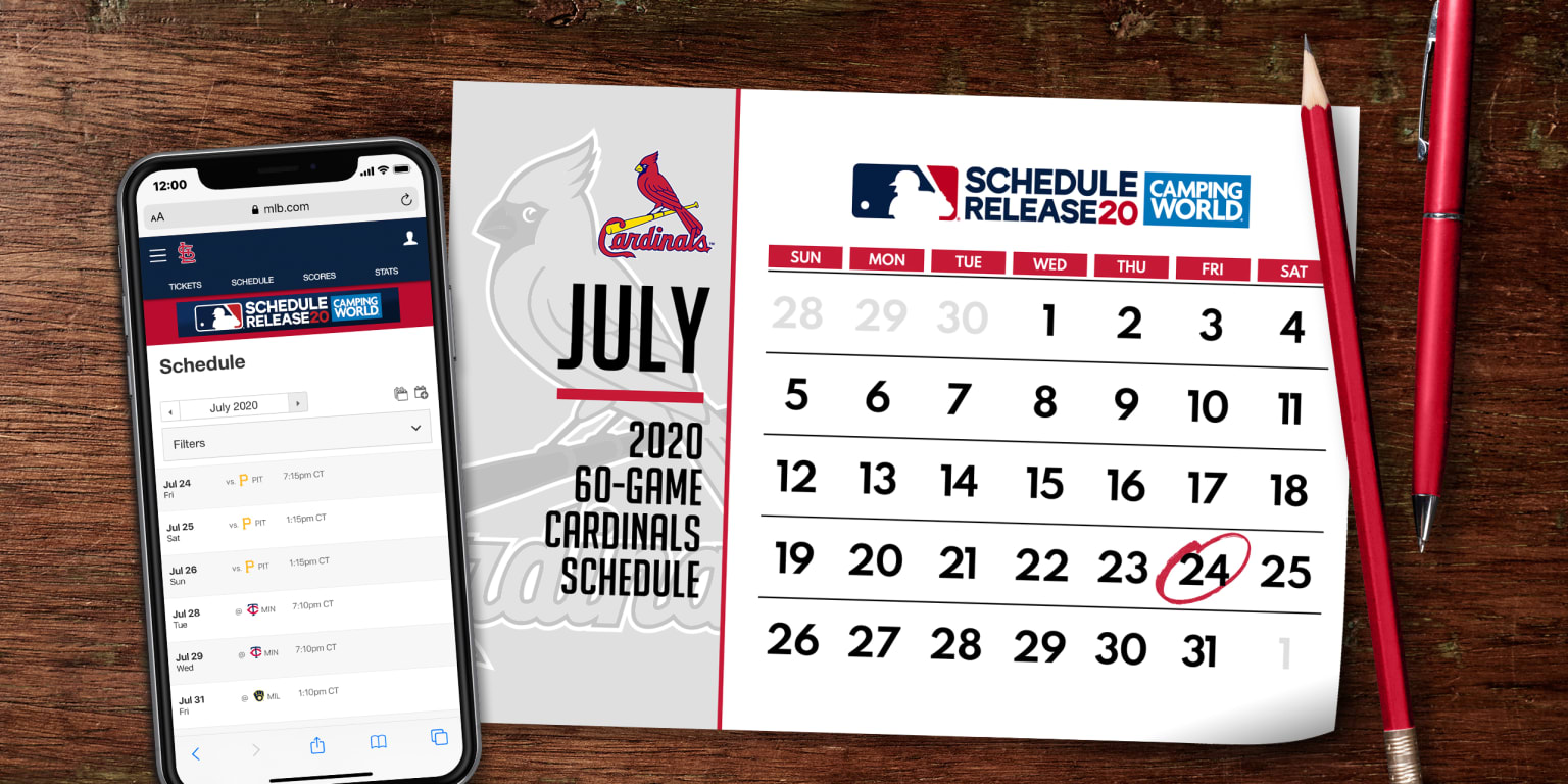Cardinals 2020 schedule | St. Louis Cardinals