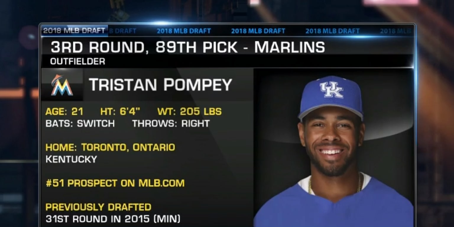 Marlins thirdround pick Tristan Pompey predicted which team would