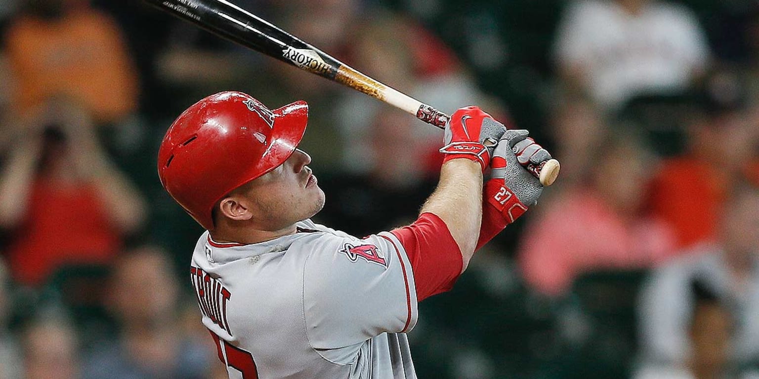 Mike Trout home run has 41degree launch angle