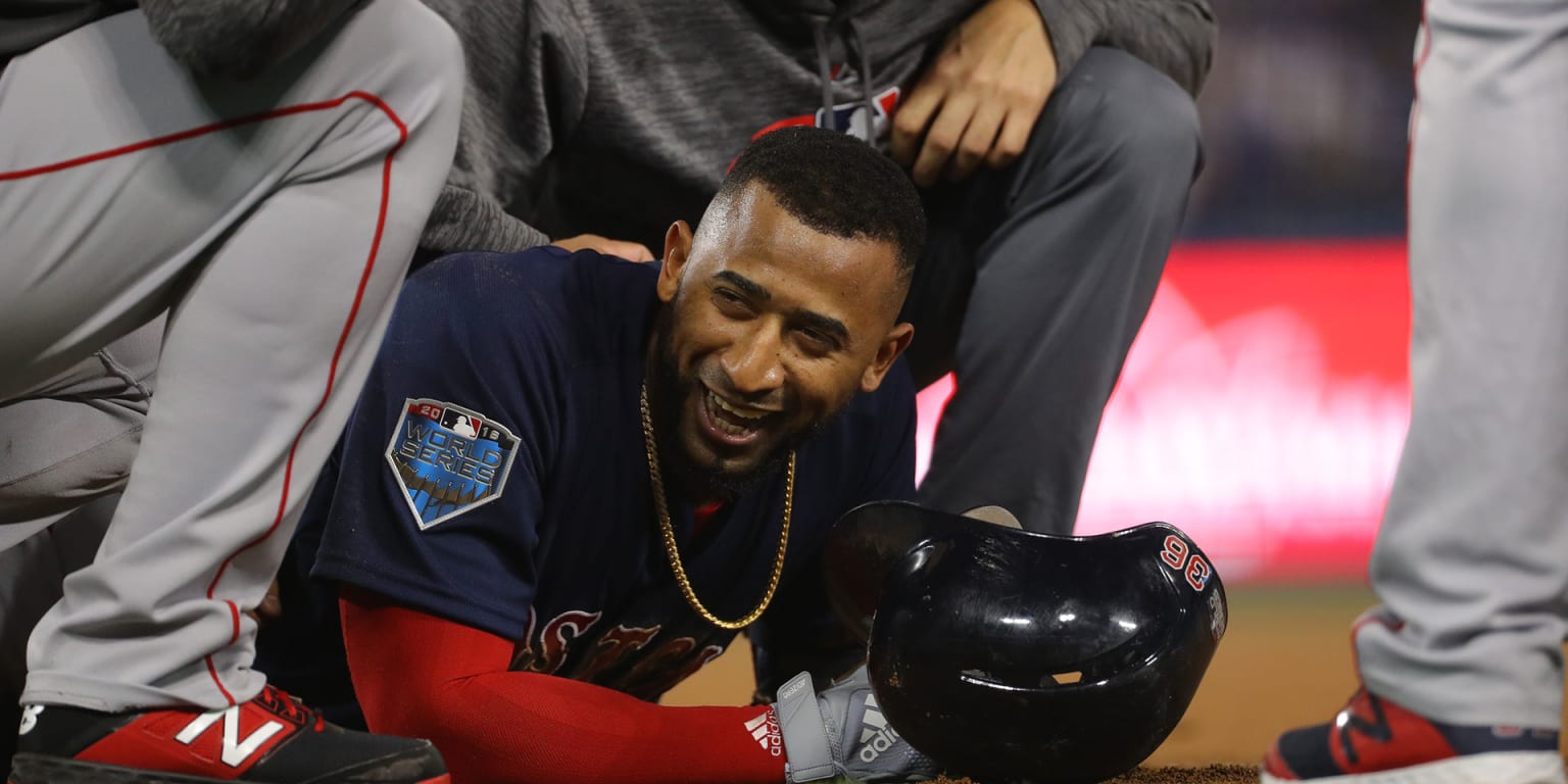 Wild trip for Boston infielder Eduardo Nunez in Game 3