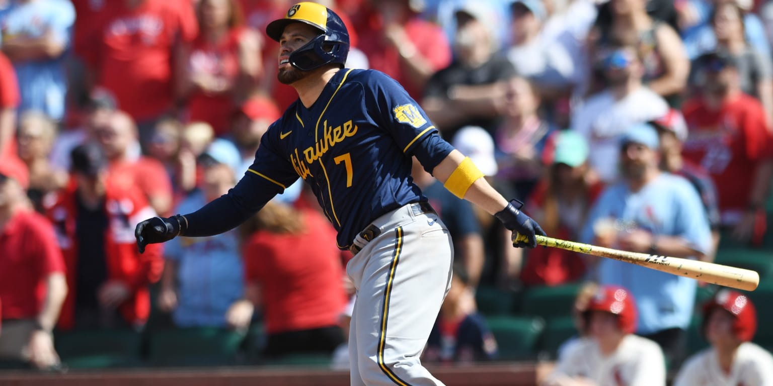 Brewers hitters struggle against lefty in loss to Cardinals