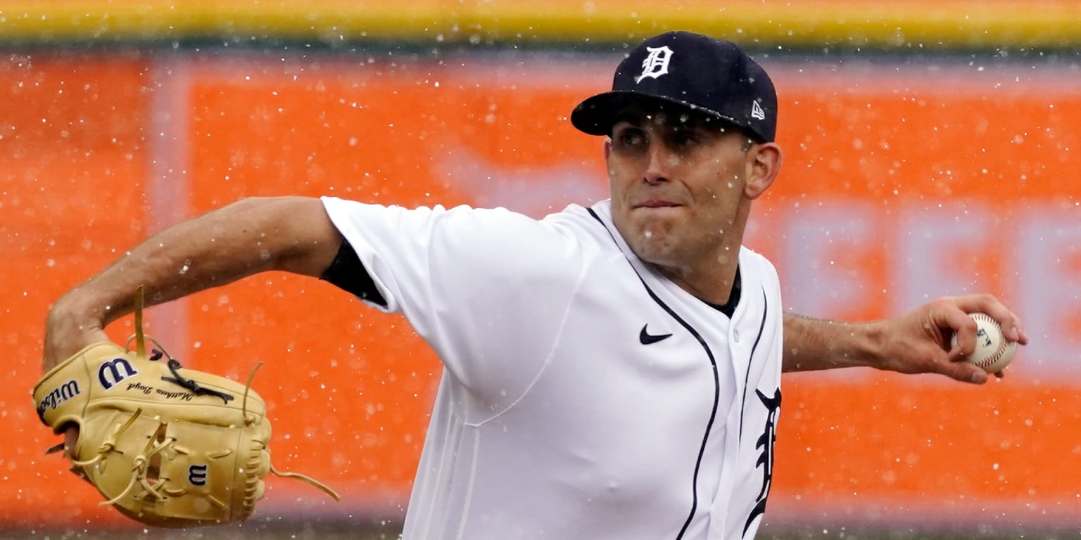Matthew Boyd throws 5 2/3 scoreless innings 2021 Opening Day