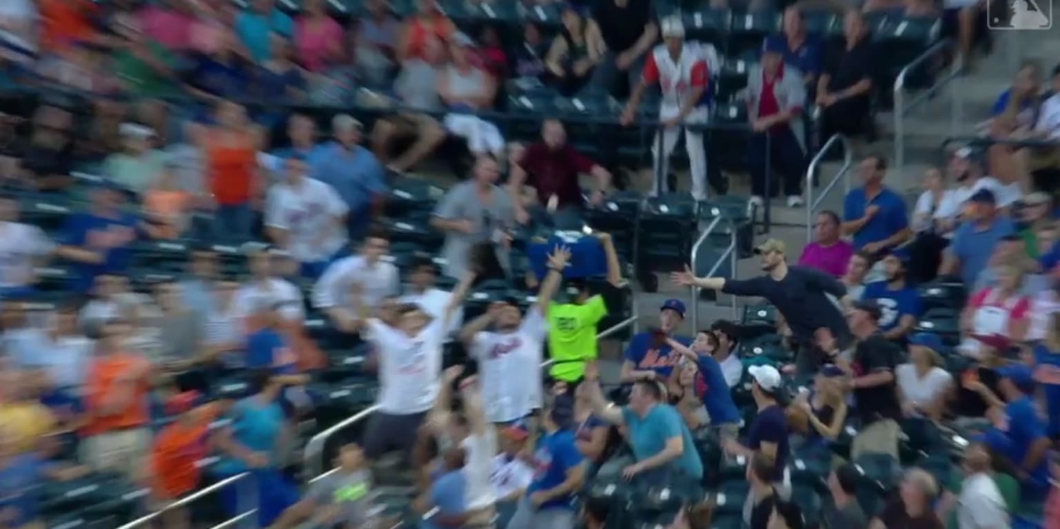 Thoroughly embracing the moment, this White Sox fan barehanded a