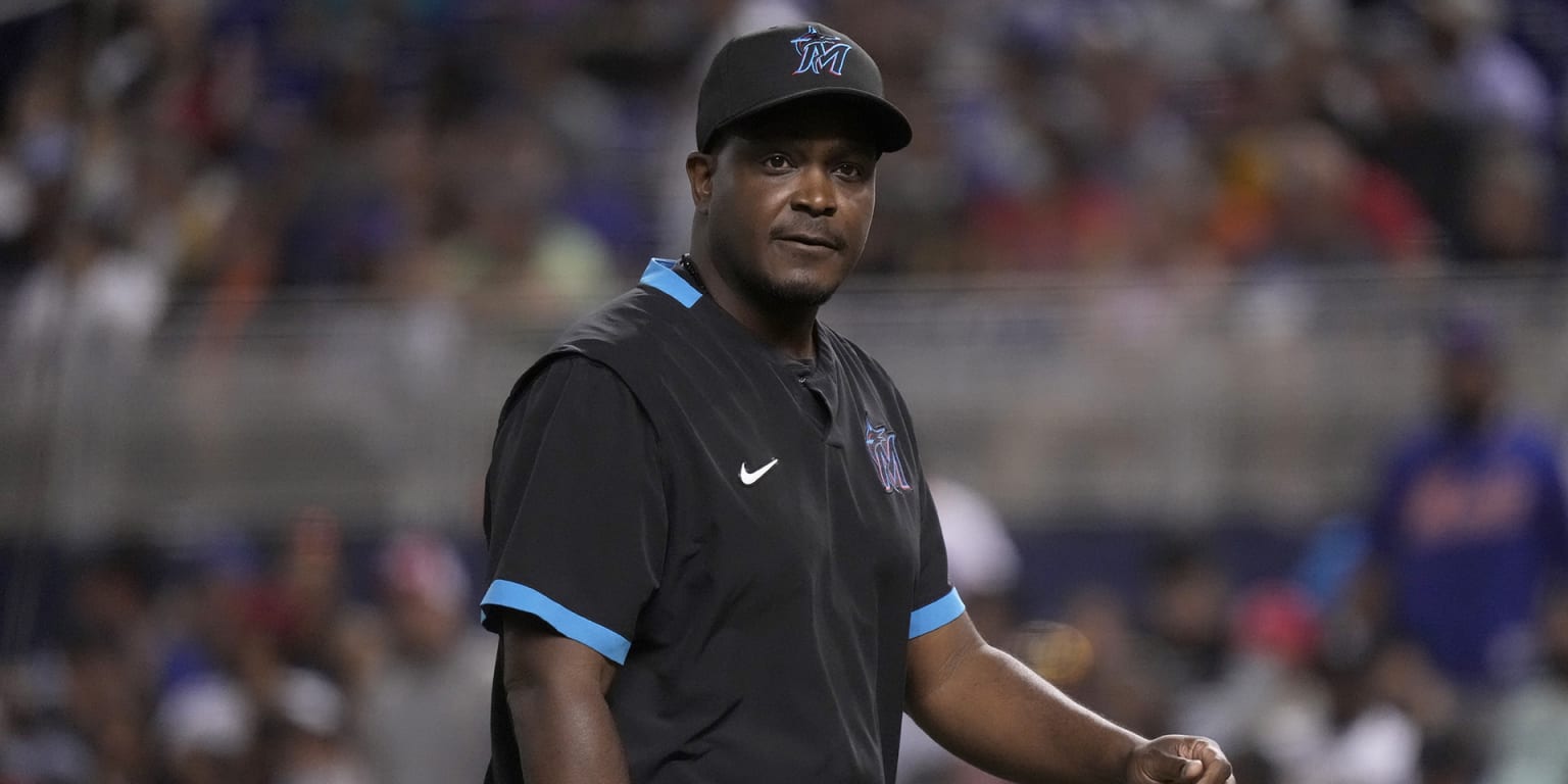 Marlins bench coach James Rowson