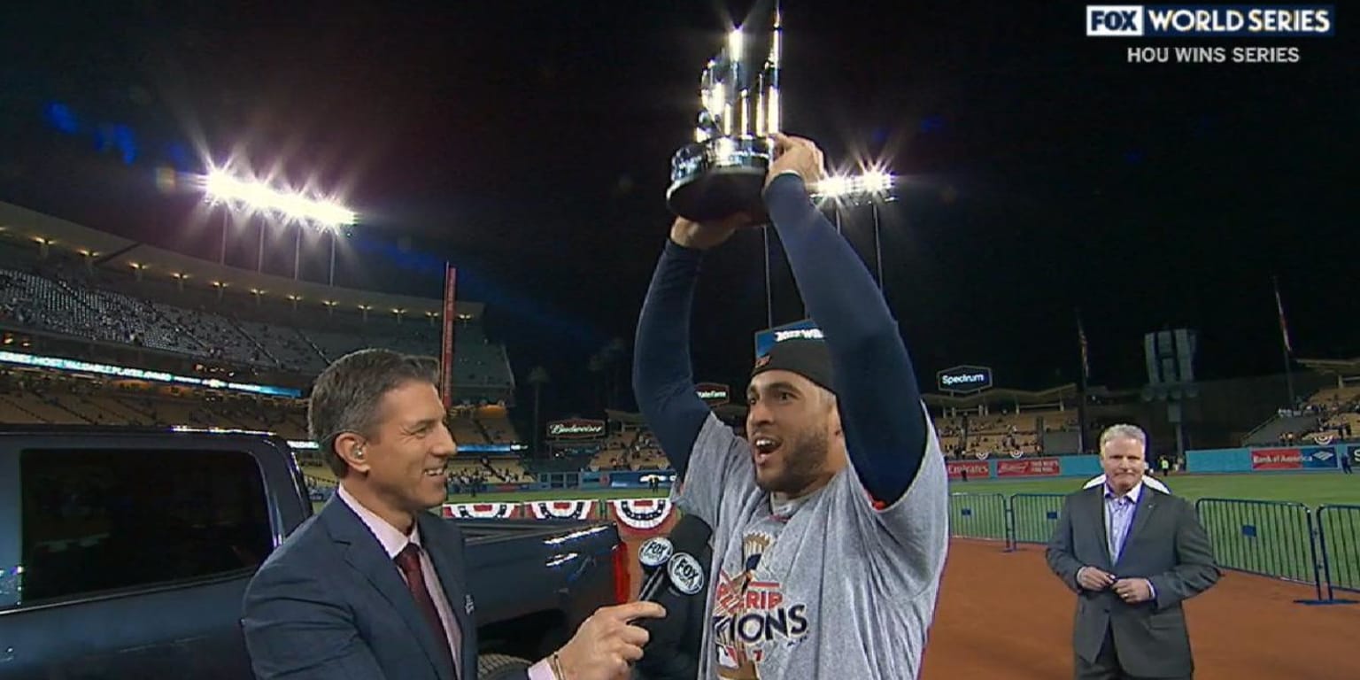 George Springer, World Series MVP, might be the best story on a team full  of great stories