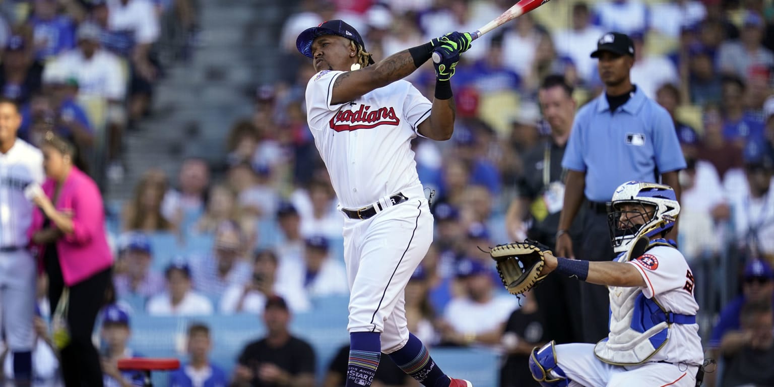 WATCH: Jose Ramirez Goes Deep In Spring Training Batting Practice