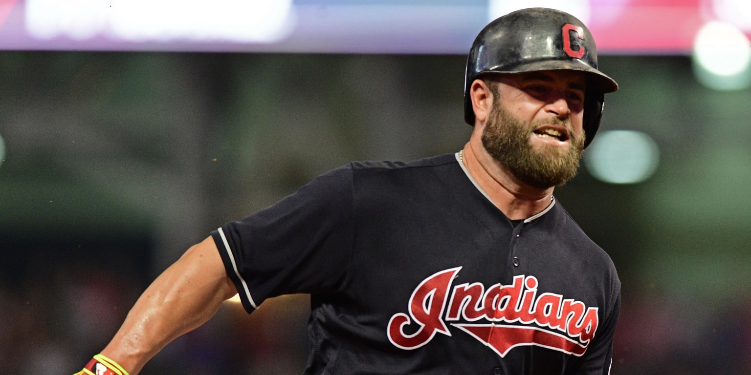 The Indians' Mike Napoli hit two home runs for a fan with cancer