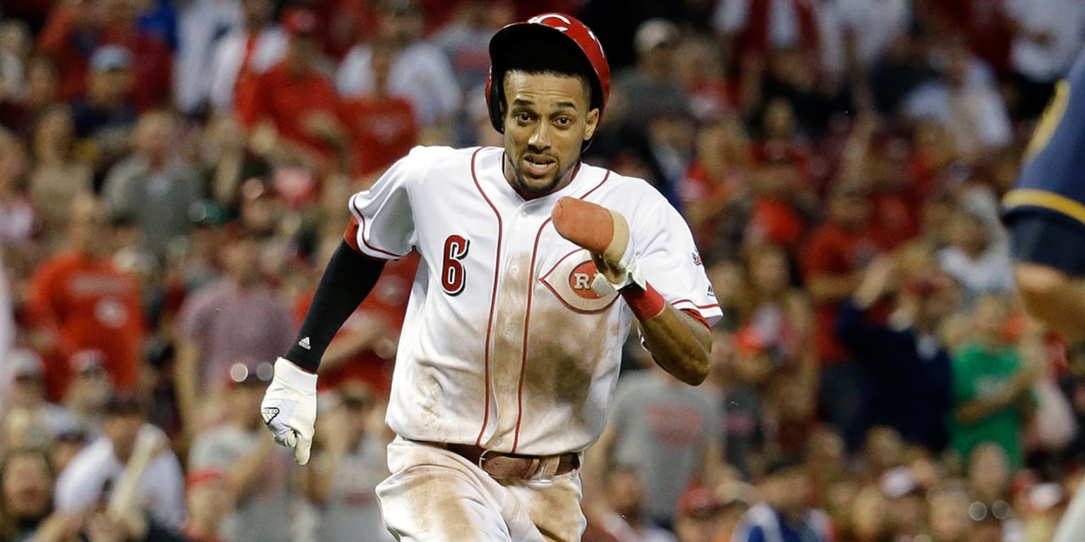 Billy Hamilton Scores From First On Single