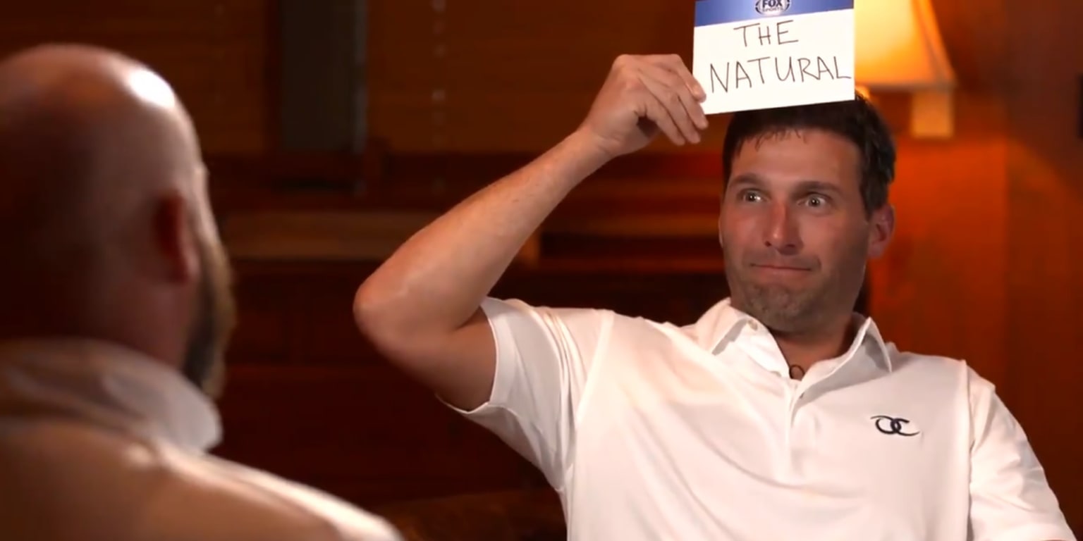 Former teammates Brian McCann and Jeff Francoeur played a baseball-themed  game of 'Heads Up