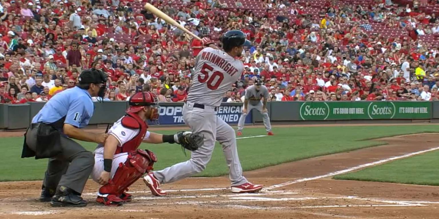 Adam Wainwright, bona fide PitcherWhoRakes, went deep yet again