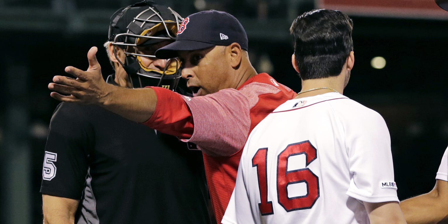 Alex Cora does not believe he earned ejection in Kansas City - CBS Boston