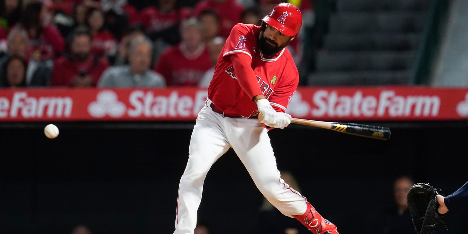 Watch: Angels' Anthony Rendon homers on first career swing as a lefty – NBC  Sports Chicago
