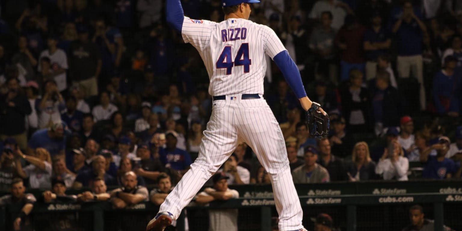 Cubs 1B Anthony Rizzo makes long-awaited pitching debut in blowout