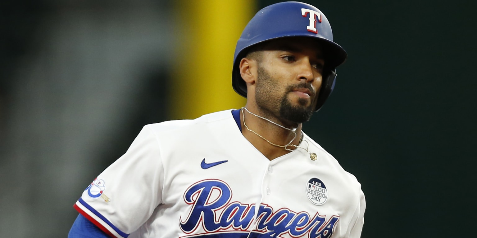 Oakland, USA. 26th May, 2022. Texas Rangers second baseman Marcus Semien  (2) swings at a pitch during the second inning against the Oakland  Athletics in Oakland, CA Thursday May 26, 2022. (Image