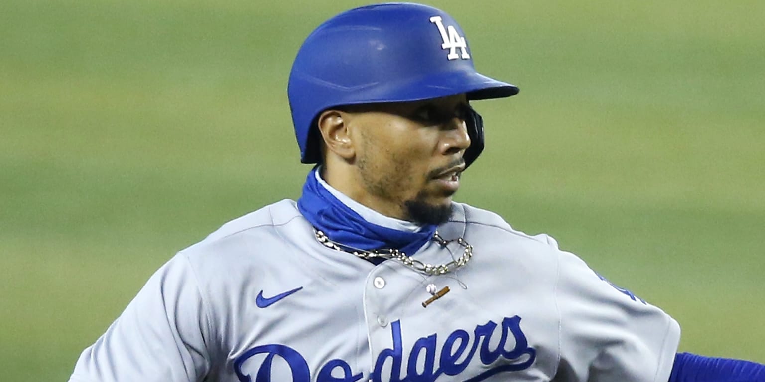 Mookie Betts held out of Dodgers lineup after hit by pitch - The