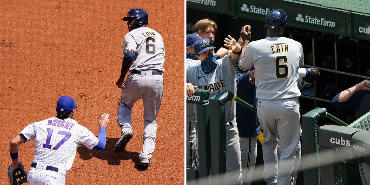 Lorenzo Cain shows off absurd baseball IQ and survives rundown vs Cubs