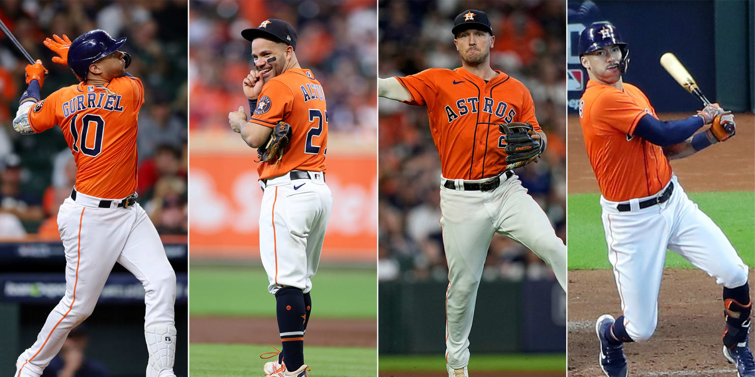 Astros infielders hold record for playoff appearances