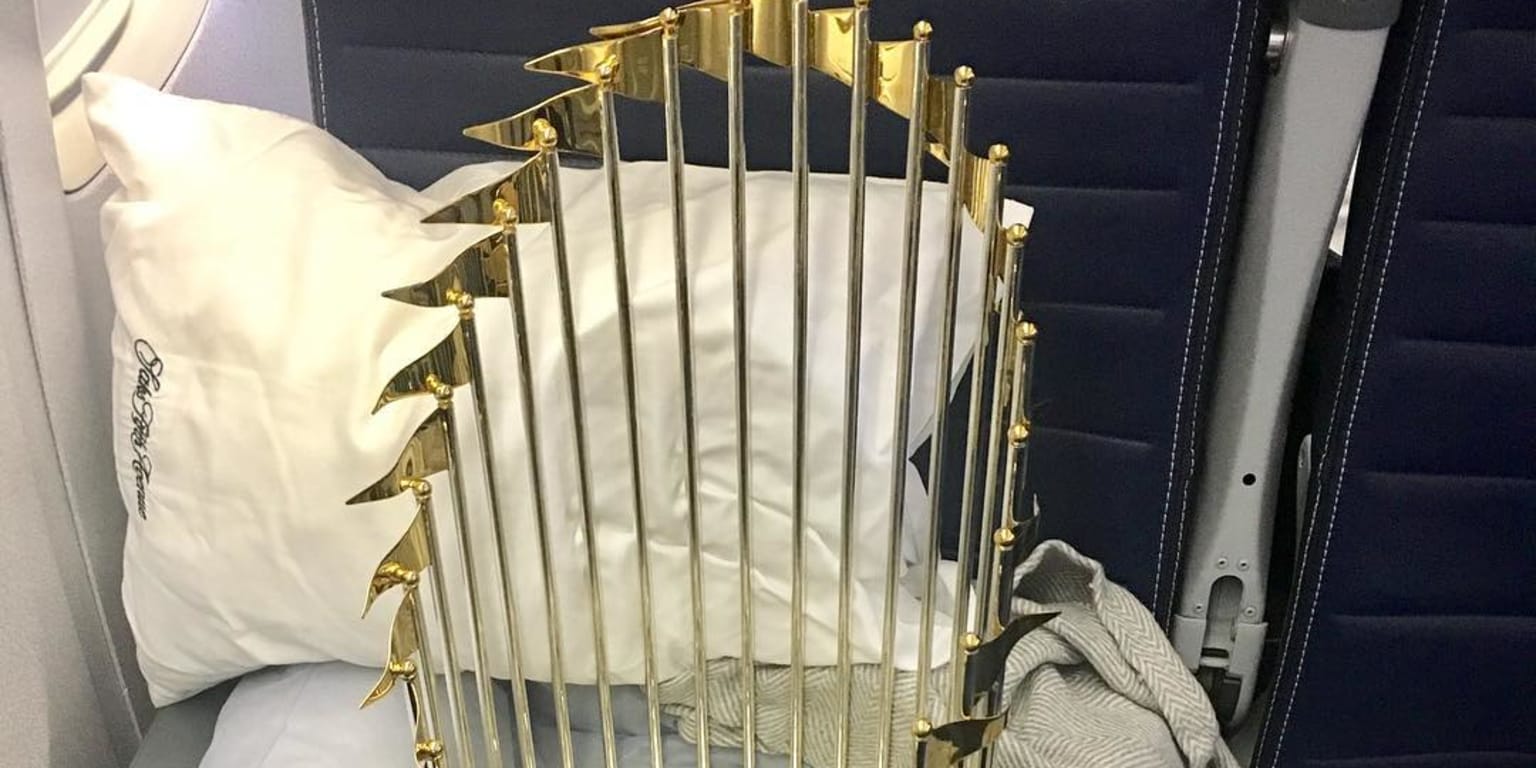 George Springer took very good care of the Commissioner's Trophy